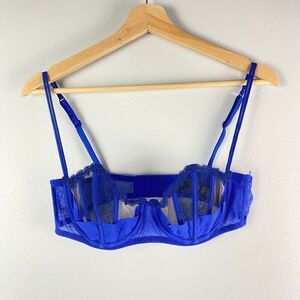 La Perla Silk & Lace Balconette Bra Size 36B